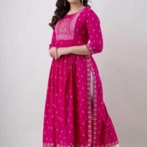 Women Rayon Myra Petite Kurtis