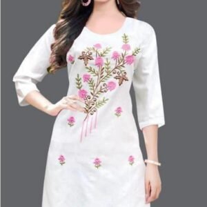 Adrika Sensational Kurtis - Khadi Cotton Embroidered