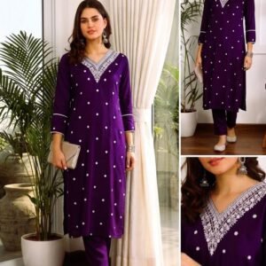 Aishani Sensational Kurtis - Rayon Embroidered