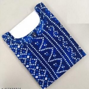 Polyster/Crepe fabric-Adrika Attractive Kurtis