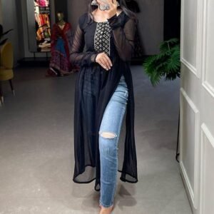 Polyster/Crepe fabric-Alisha Voguish Kurtis