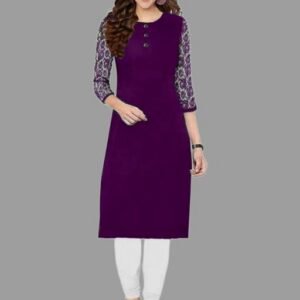 Polyster/Crepe fabric-Adrika Voguish Kurtis