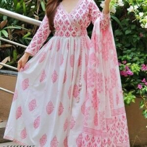 Women Rayon Aagam Pretty Kurtis