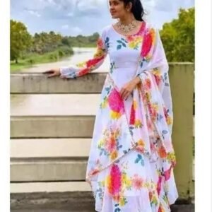 Western Gowns - Georgette