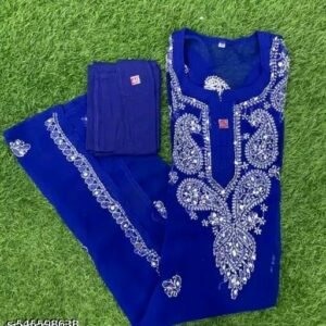 Jivika Voguish Kurtis - Georgette Chikankari