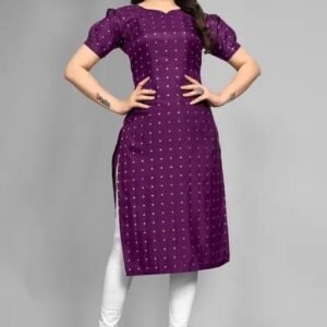 Women Taffeta Silk Trendy Kurtis